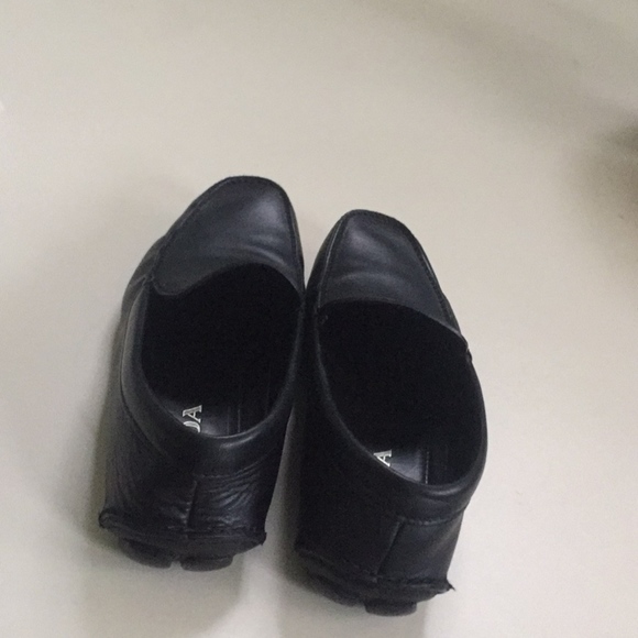 Black Leather Prada Shoes Men main image 5